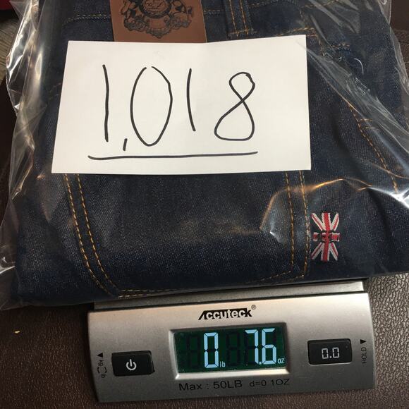 NWT English Laundry Boys Bermuda Dark Wash Denim Shorts Embroidered Logo Size 5 - Picture 8 of 8